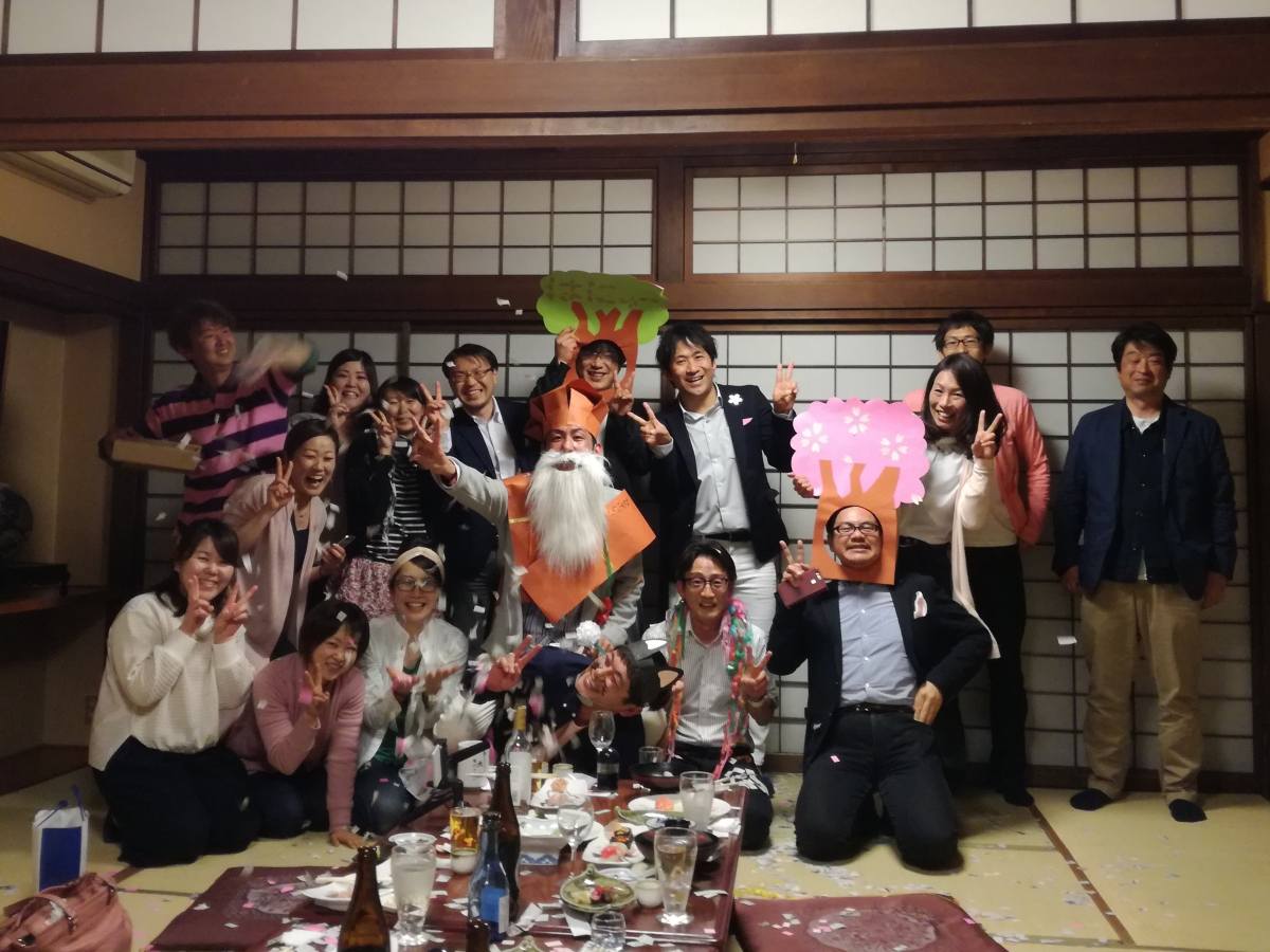 8年前のお花見