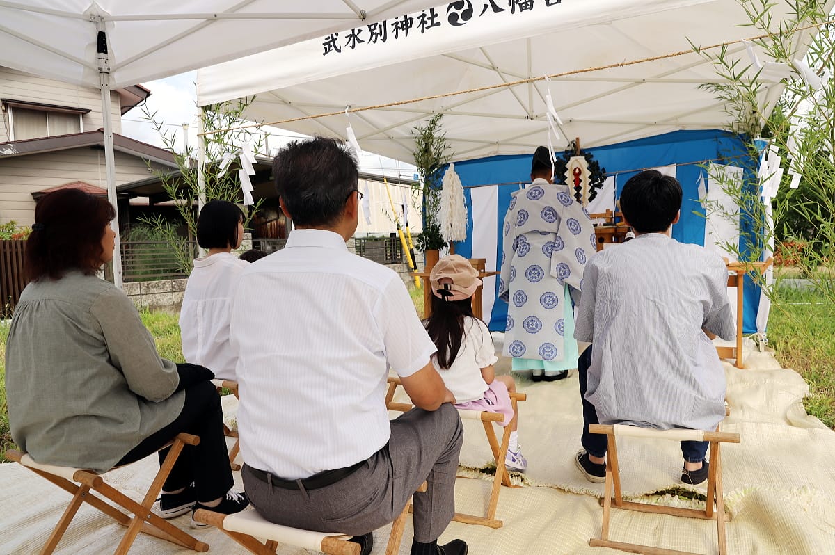 「平屋住宅工房」千曲市のM様、地鎮祭＆ご契約です！！