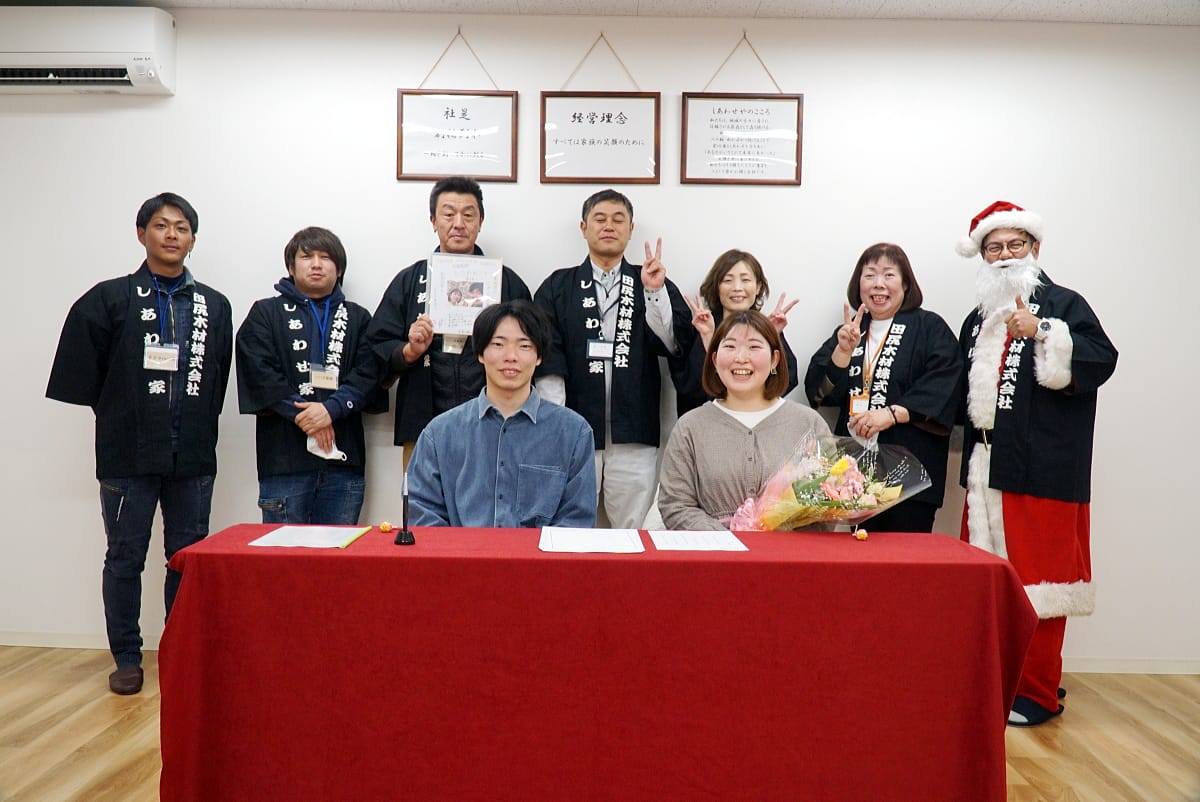 「平屋住宅工房」千曲市のM様邸、着工式＆祈念梁です！！