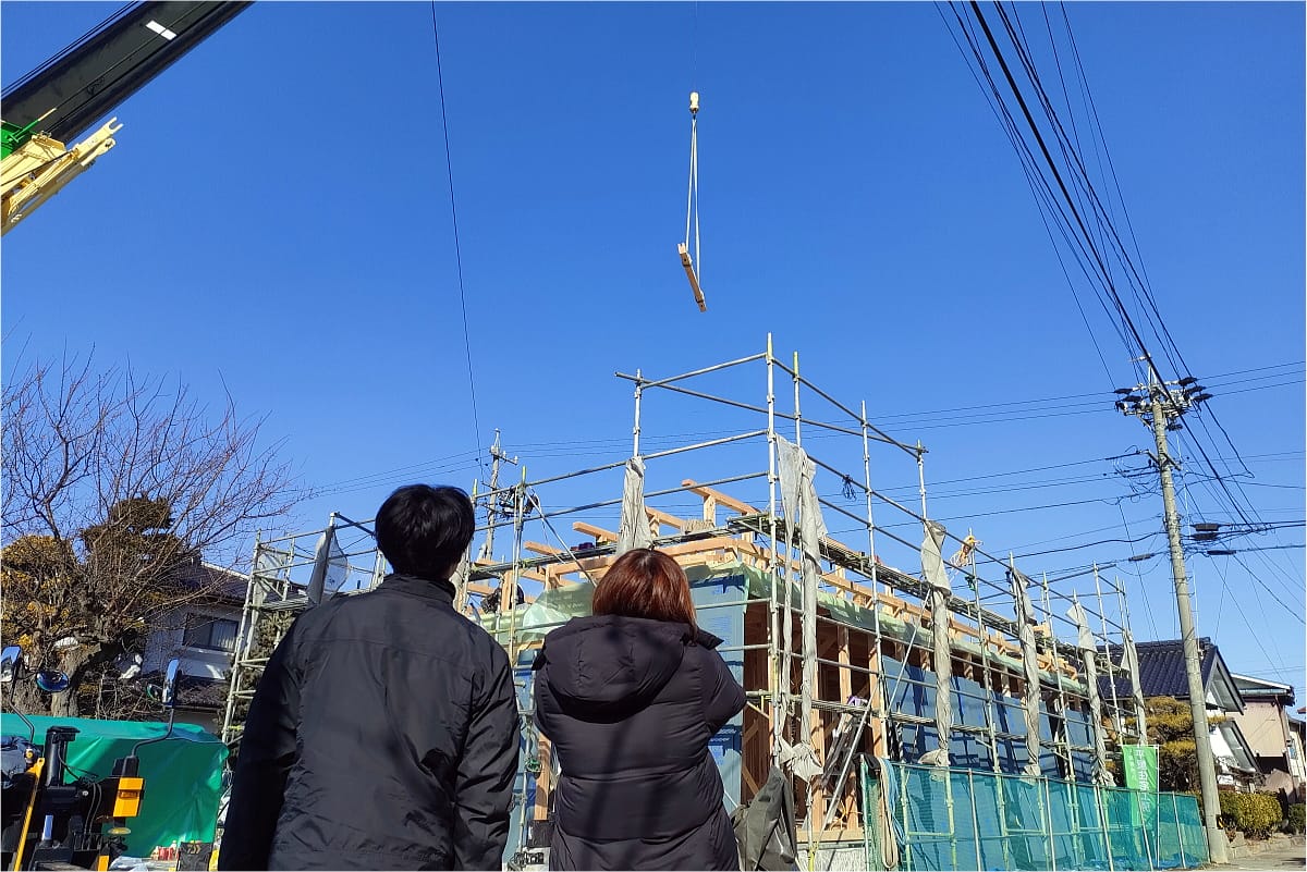 「平屋住宅工房」千曲市のM様邸、上棟しました！！