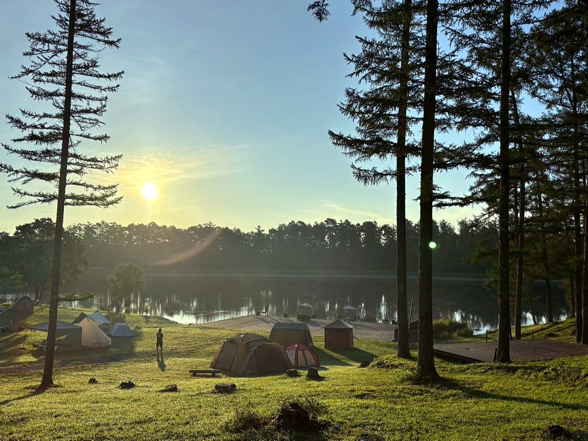 長野市　nagano forest villageにて自然満喫キャンプ♪