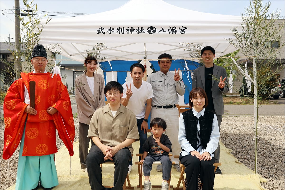 長野市のA様、地鎮祭＆ご契約となりました！！