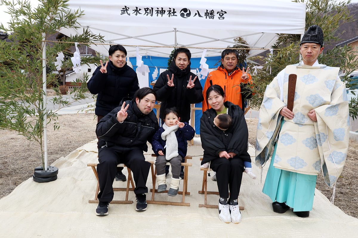 千曲市のY様邸、地鎮祭＆ご契約です！！