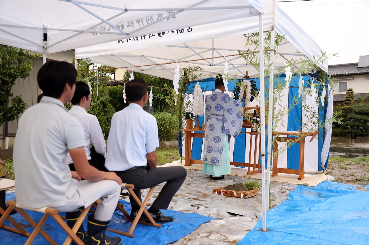 「平屋住宅工房」長野市のM様邸、地鎮祭＆ご契約です！！