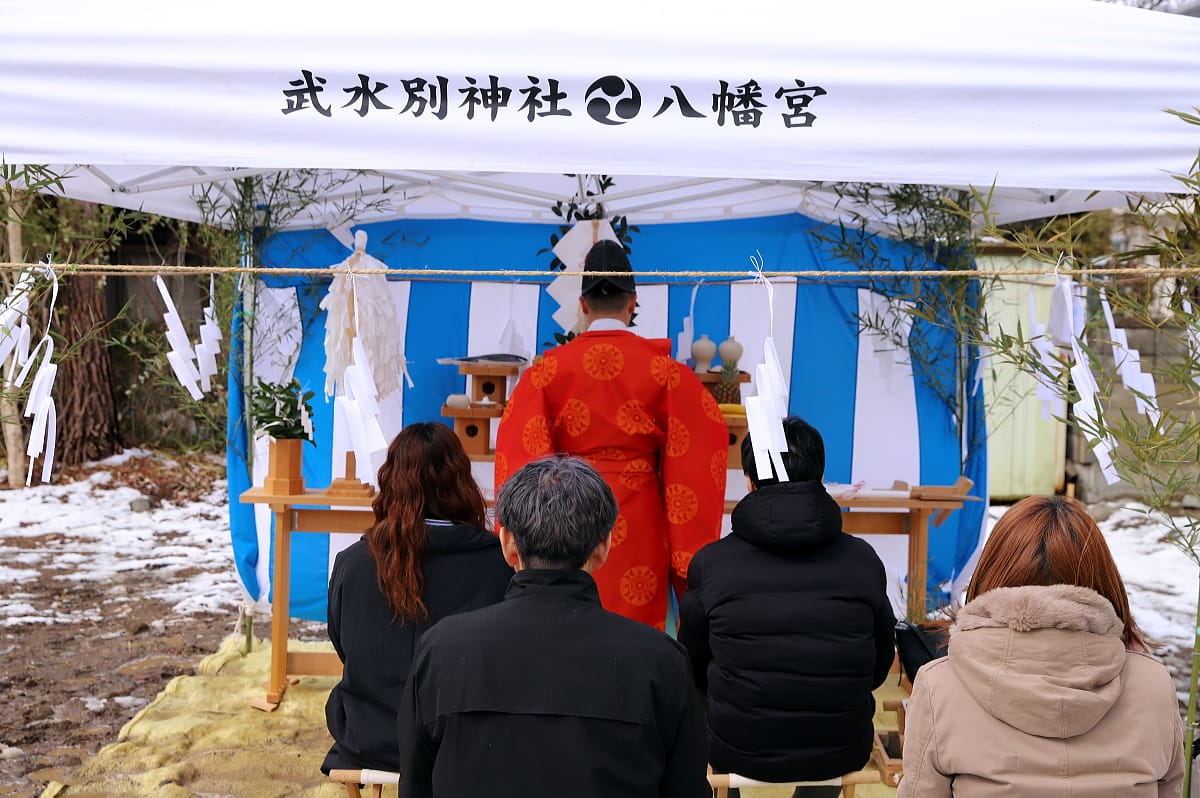 「平屋住宅工房」長野市のA様邸、地鎮祭を執り行いました！！