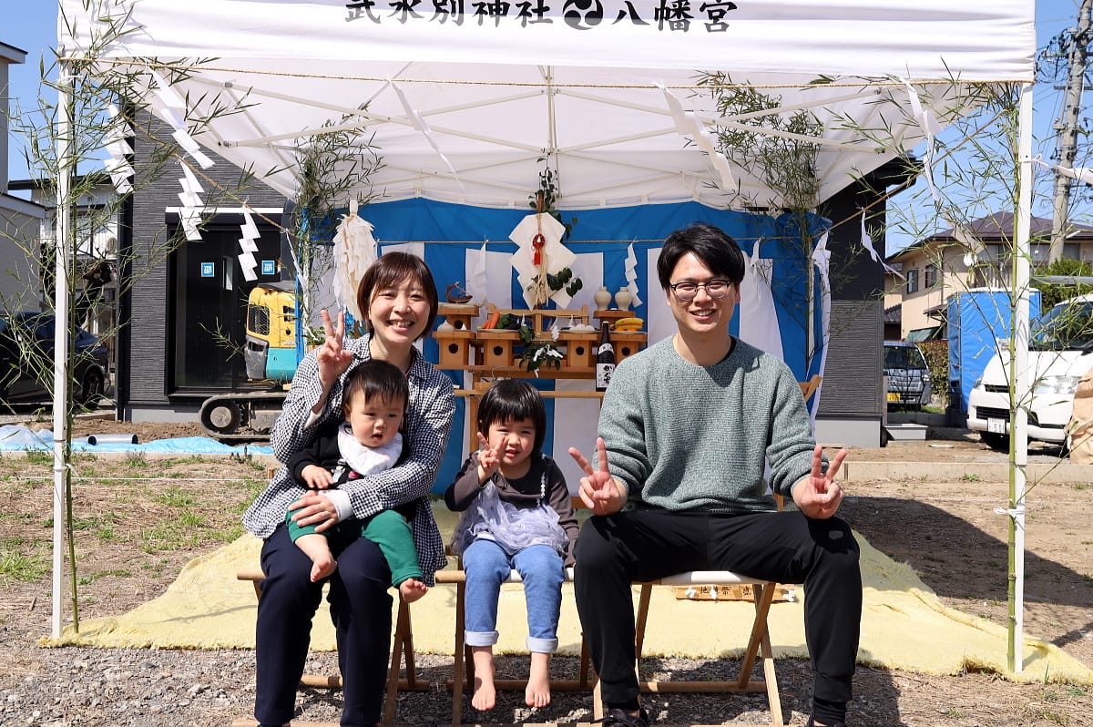 長野市のS様邸、地鎮祭を執り行いました！！