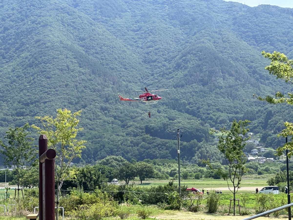250703　地元の河川敷で･･･