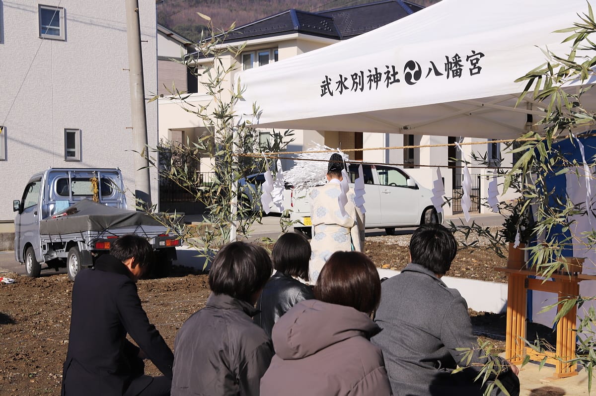 長野市のY様邸、地鎮祭を執り行いました！！